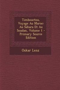 Timbouctou, Voyage Au Maroc