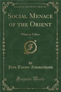 Social Menace of the Orient, Vol. 2: White or Yellow (Classic Reprint)