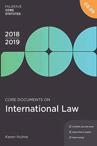 Core Documents on International Law 2018-19