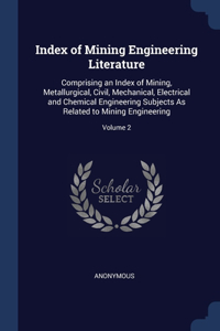 Index of Mining Engineering Literature