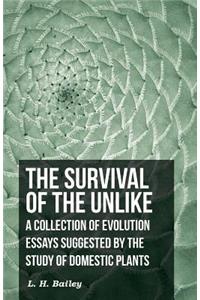 The Survival of The Unlike - A Collection of Evolution Essays Suggested by the Study of Domestic Plants