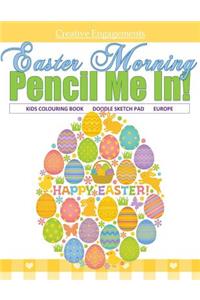 Easter Morning Kids Colouring Book Doodle Sketch Pad Europe