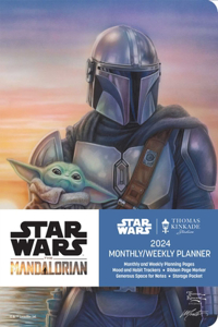 Mandalorian by Thomas Kinkade Studios 12-Month 2024 Monthly/Weekly Planner Calen