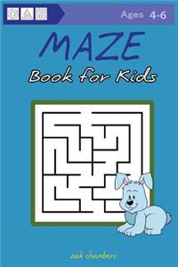 Maze Book for Kids Ages 4-6