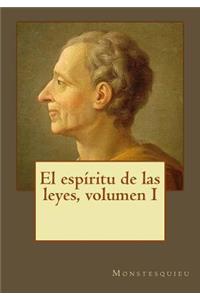 espíritu de las leyes, volumen I