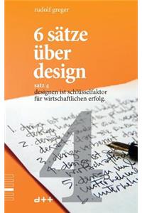 6 sätze über design - satz 4