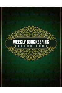 Weekly Bookkeeping Record Book