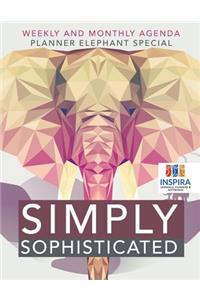 Simply Sophisticated - Weekly and Monthly Agenda - Planner Elephant Special