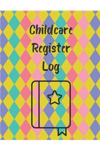 Childcare Register Log