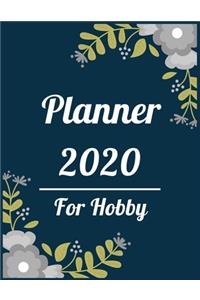 Planner 2020 for hobby