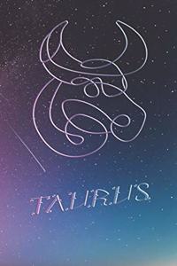 Notebook Taurus Zodiac Sign