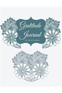 Gratitude Journal to Write in for Women