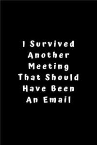 I Survived Another Meeting That Should Have Been An Email