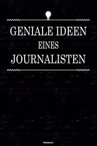 Geniale Ideen eines Journalisten Notizbuch