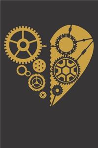 Notebook Steampunk Heart