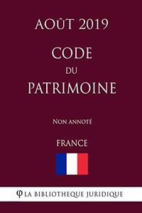 Code du patrimoine (France) (Août 2019) Non annoté