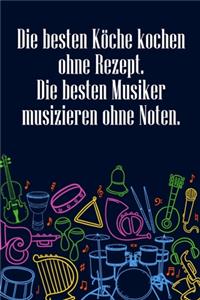 Die besten Köchekochen ohne Rezept Die besten Musiker musizieren ohne Noten