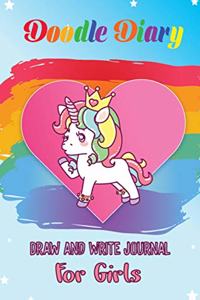 Doodle Diary Draw And Write Journal For Girls