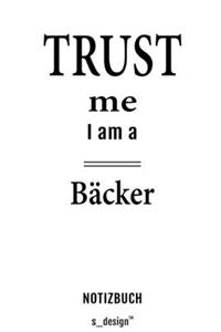 Notizbuch für Bäcker