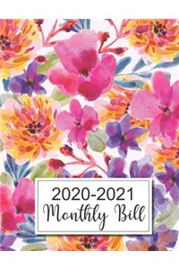 2020-2021 Monthly Bill