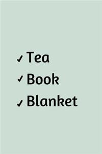 Tea Book Blanket