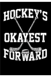 Center Hockey Game Statistics Notebook Hockey's Okayest Forward