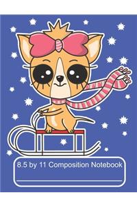 8.5 by 11 Composition Notebook