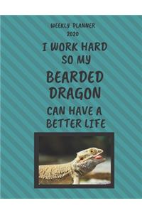 Bearded Dragon Weekly Planner 2020