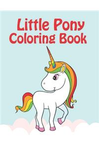 little pony coloring book