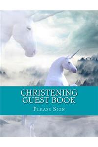 Christening Guest Book
