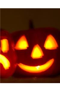 School Composition Book Halloween Jack O Lanterns Carved Pumpkins 130 Pages