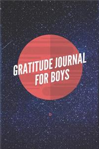 Gratitude Journal for Boys