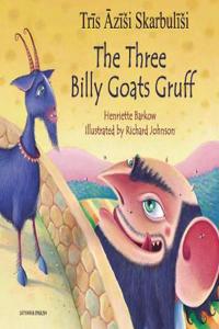 THREE BILLY GOATS GRUFF LATVIAN ENGLISH