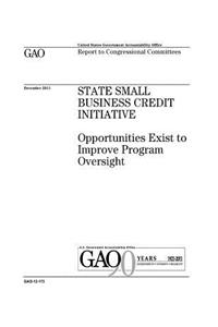 State Small Business Credit Initiative