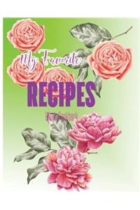 My Favorite Recipes Blank Cookbook