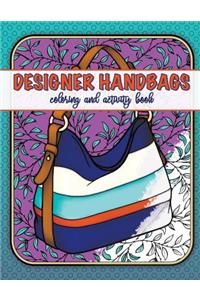 designer handbags coloring and activity book