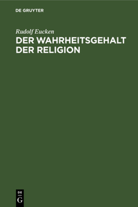 Der Wahrheitsgehalt Der Religion