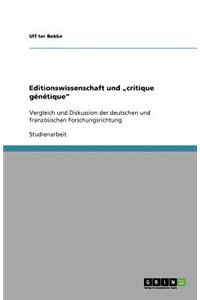 Editionswissenschaft und 