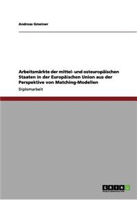 Arbeitsmärkte der mittel- und osteuropäischen Staaten in der Europäischen Union aus der Perspektive von Matching-Modellen