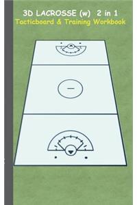 3D Lacrosse (WOMEN) 2 in 1 Tacticboard and Training Book