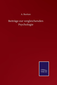 Beiträge zur vergleichenden Psychologie