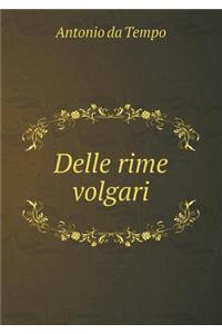 Delle rime volgari