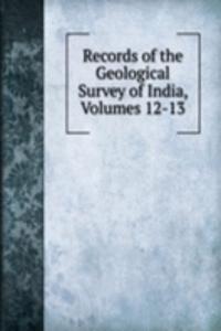 Records of the Geological Survey of India, Volumes 12-13