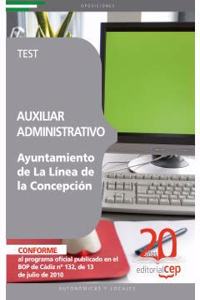 Auxiliar Administrativo de la Linea de la Concepcion. Test