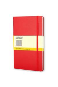 Moleskine Classic Notebook, Pocket, Squared, Red, Hard Cover (3.5 X 5.5)