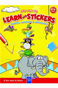 Fun Learn Stickers Shapes/Colours/Opposites