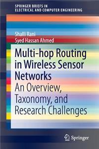 Multi-Hop Routing in Wireless Sensor Networks