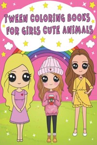 tween coloring books for girls cute animals