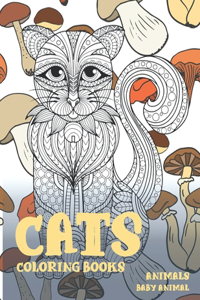 Baby Animal Coloring Books - Animals - Cats