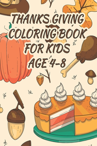 Thanksgiving Coloring Book for Kids